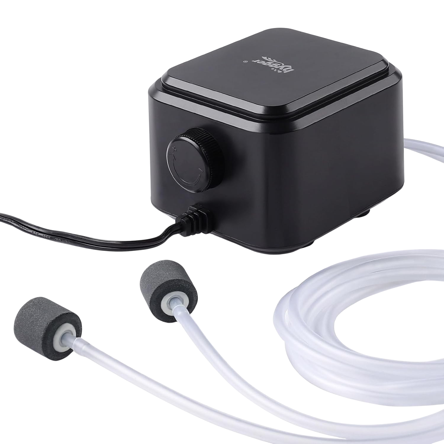 Hygger ultra quiet aquarium air pump under 30dB 120 gallon