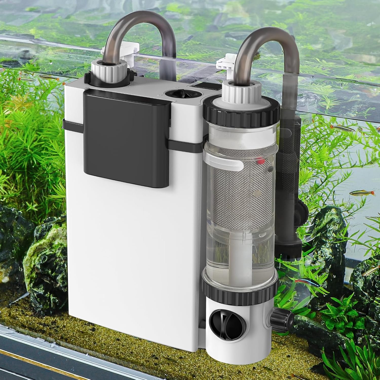 Hygger hang on back aquarium filter 132GPH with surface skimmer